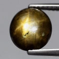 2.95 ct. Toller natürl. ovaler 12 x 8.5 mm Black- Star Sternsaphir