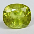 3.25 ct.  Unbehandelter Gelblich Grüner 9.2 x 8 mm Titanit Sphene