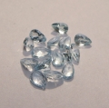 Bild 2 von 2.05 ct. 15 piece eye clean 4.5 x 3 mm Santa Maria Aquamarine Pears
