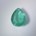 0.60 ct. Beatyful natural Columbian  Pear 6.7 x 5 mm Emerald