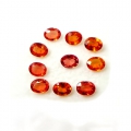 Bild 2 von 2.23 ct. 10 pcs noble oval Top Orange 4 x 3 mm Tanzania Sapphire Gems