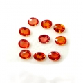 Bild 2 von 2.23 ct. 10 Stück edle ovale Top Orange 4 x 3 mm Tansania Saphire