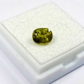 Bild 2 von 1.18 ct gelblich Grüner ovaler 7 x 5.6 mm Titanit Sphen Edelstein