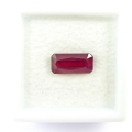 Bild 3 von 2.60 ct. Feiner Blutroter 10.5 x 5.1 mm Mosambik Rubin Edelstein