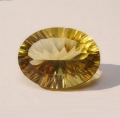 17.40 ct. Augenreiner ovaler 20 x 15 mm Brasilien Citrin