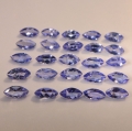 Bild 1 von 3.00 ct. 25  Stück feine natürliche Marquise Facette Tansanit Edelsteine