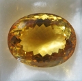 39.11 ct VVS! Gorgeous oval 24.3 x 19.5 mm Brasil Citrin