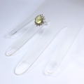Bild 3 von 925 Silber Ring mit 10 x 8 mm Afrika Prehnit, GR 53 (Ø16.8 mm)