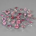 2.02 ct. 30 Stück runde 1.5 - 3.0 mm Pink Mosambik Turmaline