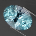 6.95 ct.  VVS ! Hinreißender natürl. ovaler 11.5 x 8 mm Sky Blue Topas