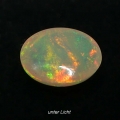 Bild 3 von 2.61 ct! Oval  11.6 x 9 mm Cabochon Multi-Color Opal from Ethiopia