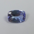 Bild 1 von 0.81 ct. VS! Toller natürlicher Blau Violetter 7 x 5 mm Cushion Tansanit