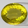 50.11 ct. VVS!  Riesiger ovaler 24.8 x 20,5 mm Brasilien Lemon Citrin Quarz