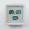3.69 cts. 3 pieces Eye Clean Natural 7 x 5 mm Cambodia Zircons