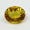 6.19 ct. Eye Clean natural oval 13 x 10.8 mm Brazil Citrine