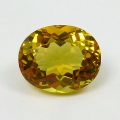 6.19 ct.  Augenreiner natürlicher ovaler 13 x 10.8 mm Brasilien Citrin