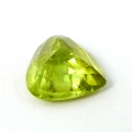 Bild 3 von 1.36 ct.  Feiner Gelblich Grüner 7.2 x 7 mm Titanit Sphene Tropfen