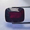 5.48 ct. Beariful red  10.8 x 8.4 mm Cushion Spessartom Garnet