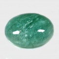 20.80ct. Prächtiger grüner ovaler 19 x 16.2 mm MadagaskarGrandidierit Cabochon