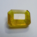 6.63 ct. Großer gelber 11.8 x 8.8 mm Songea Saphir Oktagon