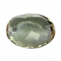 Bild 2 von 21.75 ct VS! Beatiful oval 22 x 16 mm Brazil Amethyst / Prasiolith