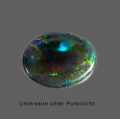 Bild 3 von 1.80 ct. Fine faceted oval 10 x 8 mm Multi-Color Ethiopia Opal