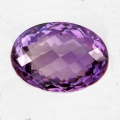 24 ct VVS!  Toller ovaler 21 x 15 mm Brasilien Amethyst