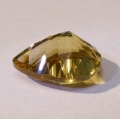 Bild 2 von 13.66 ct. Schöner goldgelber 19 x 14.3 mm Brasilien Citrin Tropfen