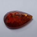 Bild 3 von 2.75 ct. RAR !! Unheated. Orange 11 x 8.1 mm Pear Facet Tanzanian Kyanite