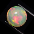 1.58 ct Fascinating round 8.3 mm Cabochon Opal Ethiopia