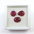 10.25 ct. Fine Mix with 3 pieces of Mozambique Ruby Gemstones