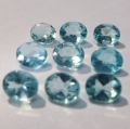 Bild 2 von 3.20 ct.  9 pieces natural blue oval 5 x 4 Brazil Apatite Gems