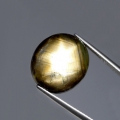 11.71 ct.  Riesiger unbehandelter 17 x 14.7 mm Bangkaja 6-Star Sternsaphir