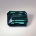 Bild 1 von 2.00 ct. Schöner bläulich grüner 8 x 6.3 mm Indigolith Turmalin