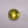Bild 2 von 1.20 ct.  Klasse runder grünerlich gelber 6.6 mm Titanit Sphen