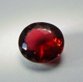 3.90 ct. Rot violetter ovaler 9.2 x 8.5 mm  Rhodolith Granat