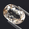 2.06 ct  VVS !  Wunderschöner unbeh 10 x 7 mm Madagaskar Morganit (Pink Smaragd)