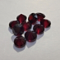 Bild 2 von 8.67 ct VS!  10 pieces of deep red round 6 mm Mosambique Garnet