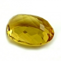 Bild 2 von 31.89 ct. VVS ! TOP Goldgelber großer ovaler 24.4 x 17.3 mm Brasilien Citrin