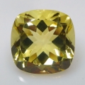 Bild 1 von 23.00 ct.  Goldgelber 18.1 x 18.1 mm Brasilien Cushion Citrin