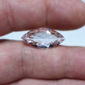 Bild 2 von 9.30 ct TOP !! Eye Clean 25.2 x 11.7 mm Marquise Facet Morganite