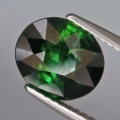 3.45 ct. Waldgrüner  ovaler 9.5 x 8 mm Mosambik Turmalin