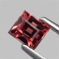 0.65 ct  Feiner unbehandelter 4.2 mm Pink Karree Mosambik Turmalin, Top Farbe!