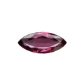 1.61 ct. Feines rotviolettes 12.2 x 5.4 mm Herz Rhodolith Granat Navette