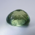 Bild 2 von 6.95 ct . Natürlicher grüner ovaler 12.8 x 10.3 mm Brasilien Apatit. Tolle Farbe! 