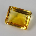 20.67 ct.  Toller großer Augenreiner 19 x 15 mm Brasilien Oktagon Citrin