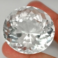 175 ct  Riesiger weißer natürl. 37.8 x 35 mm Brasilien Quarz / Bergkristall, VS