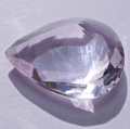 Bild 2 von 19.46 ct. VVS ! Light Violetter 21.7 x 18.6 mm Custom Cut Brasilien Amethyst Tropfen