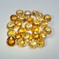 Bild 2 von 5.95 ct. Mixed Shape Fanta Orange 3.5 mm Namibia Spessartine Garnet