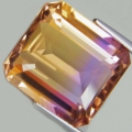 Bild 1 von 17.11 ct. VVS!  Sehr schöner großer 16 x 15 mm Bolivien Oktagon Ametrin